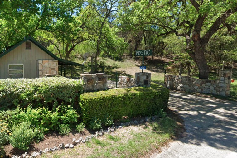 A screenshot of the outside of Camp Mystic.