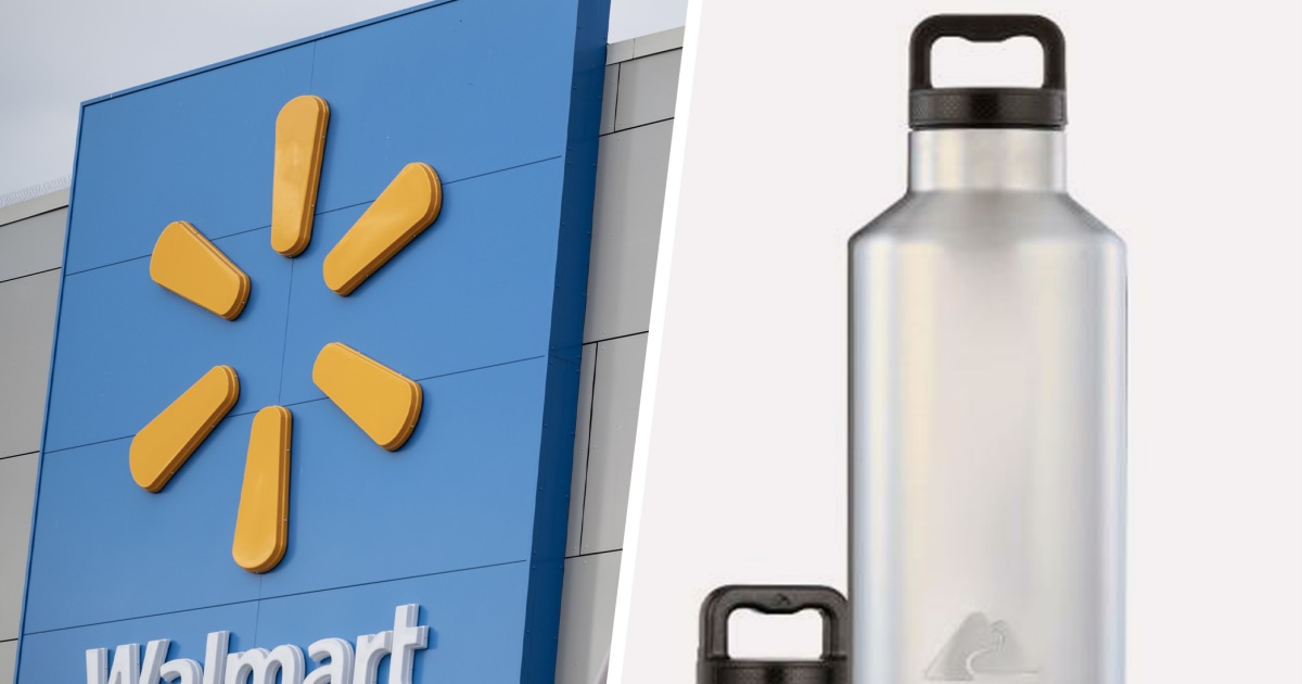 Walmart recalls 850,000 water bottles after two consumers suffer vision loss from ejecting caps