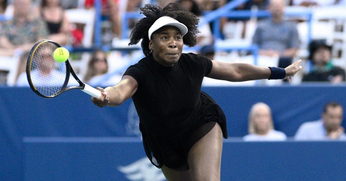 Venus Williams, at 45, becomes oldest woman since Martina Navratilova to win a match
