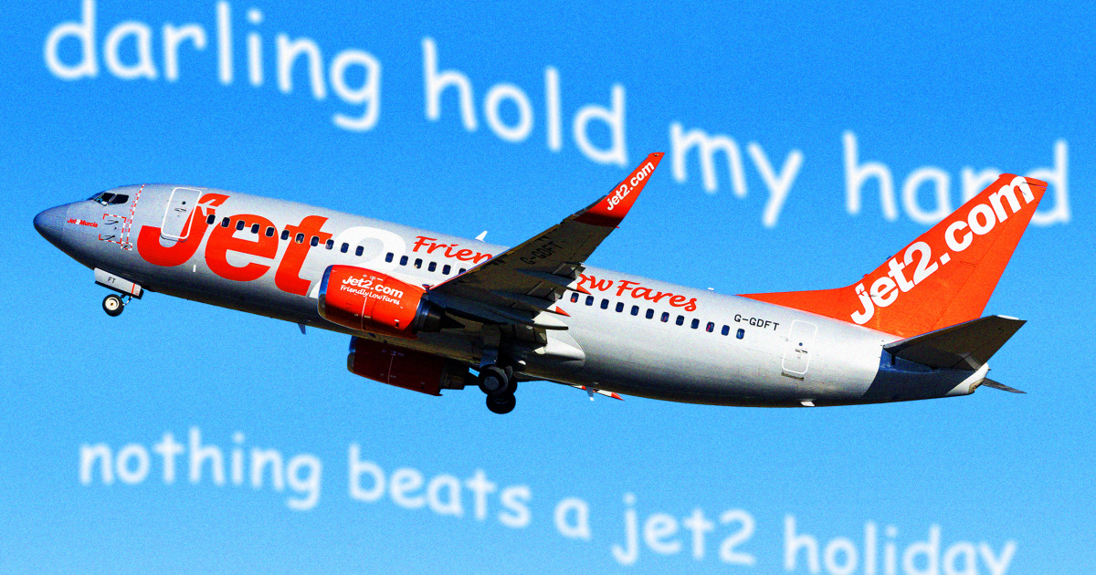 'Nothing beats a Jet2 holiday.' Except maybe viral fame.