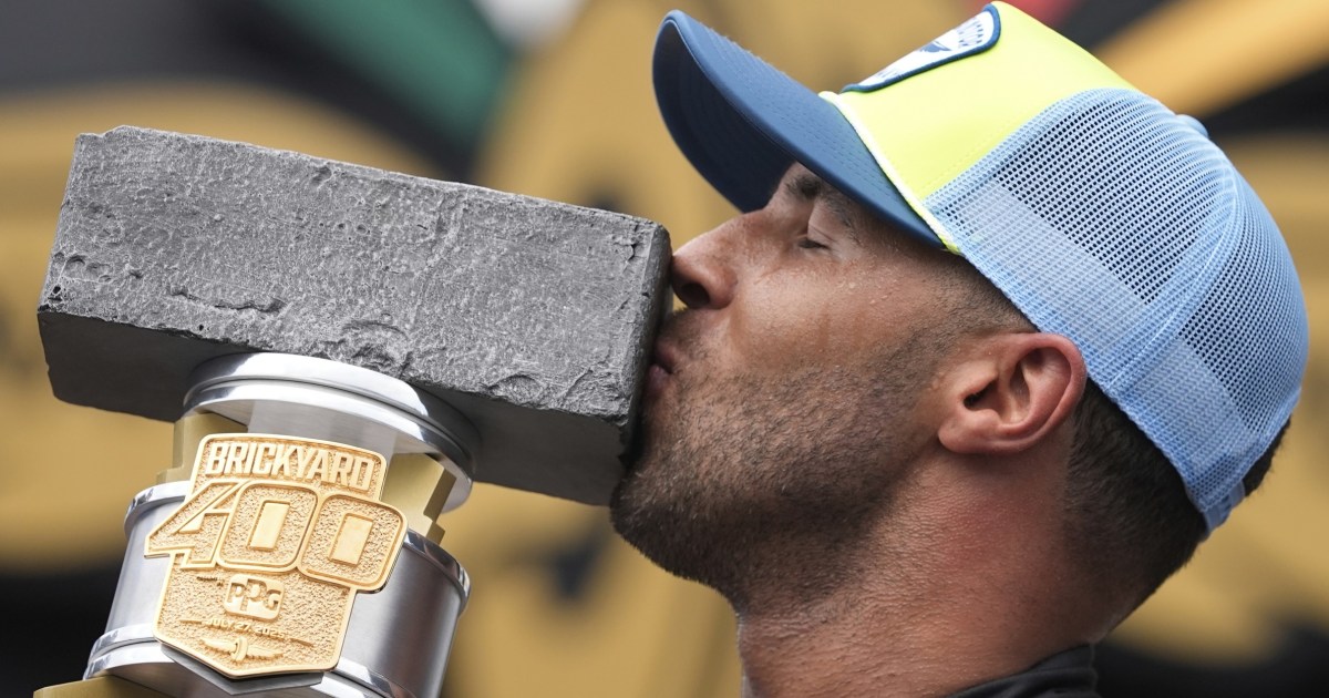 Bubba Wallace becomes first Black driver to win a major race at Indianapolis' oval with Brickyard 400 victory