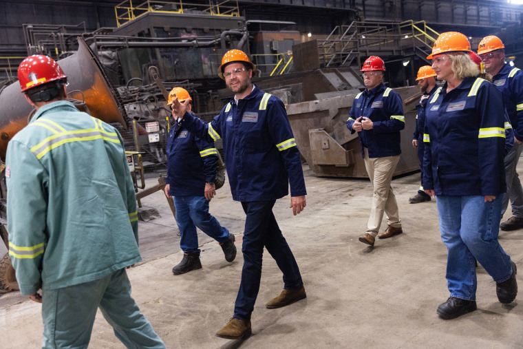 Vance criticized Democrats for voting against the "big, beautiful bill, saying, "Why don’t we have a Democratic Party, my friends, that instead of trying to tear down Donald J. Trump works with Donald J. Trump to build up this great American company and great American community?