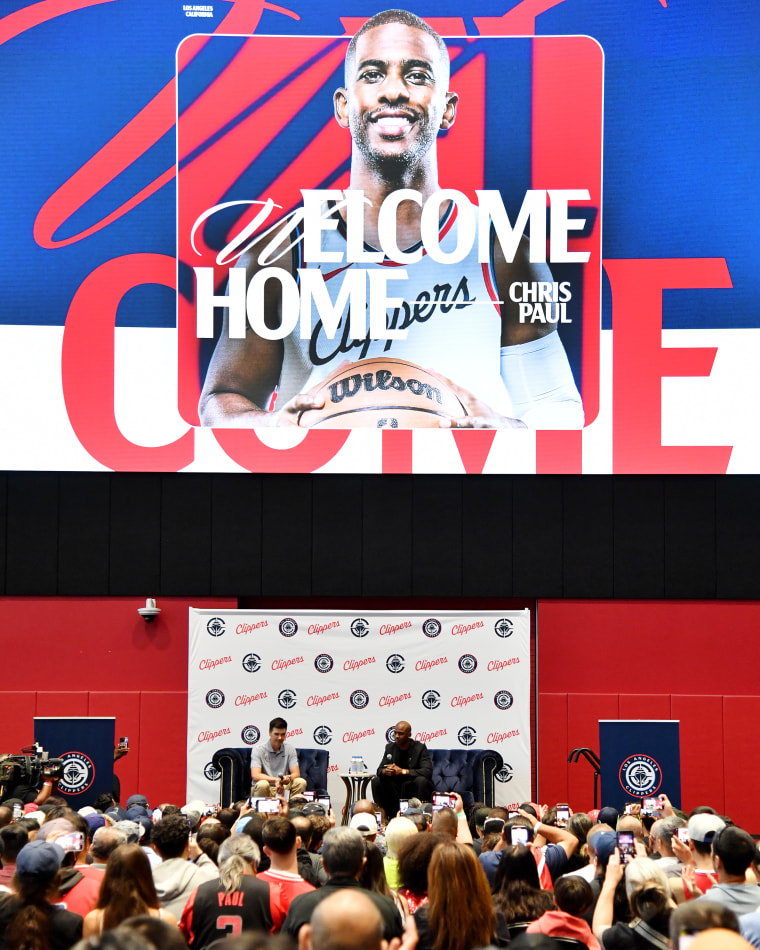 LA Clippers Introduce Chris Paul Press Conference