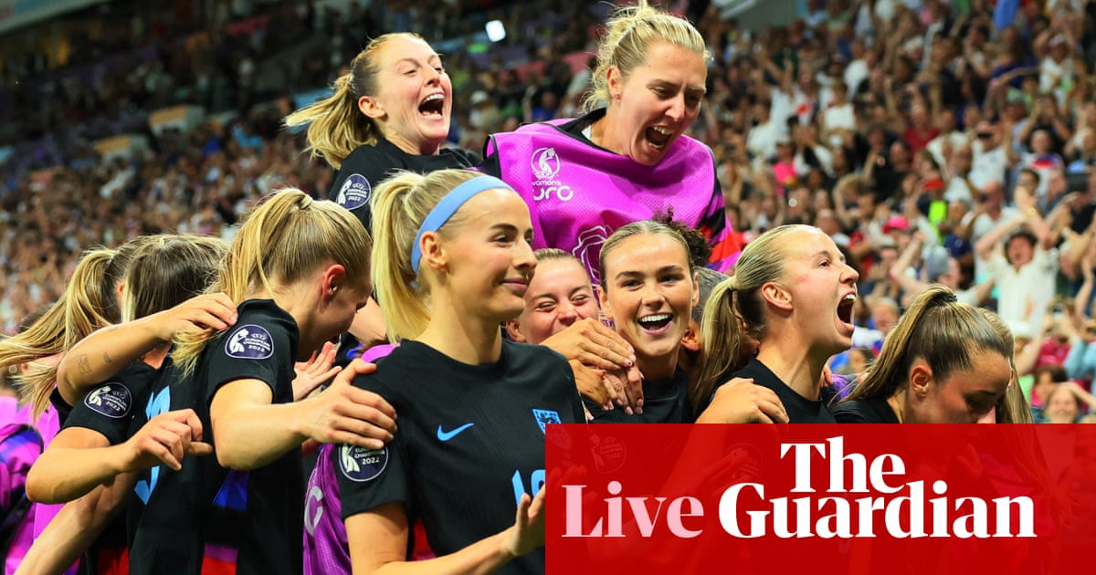 England 2-1 Italy (aet): Euro 2025 semi-final – as it happened | Women’s Euro 2025