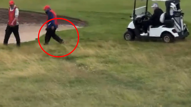 Trump caught on camera ‘cheating at golf’