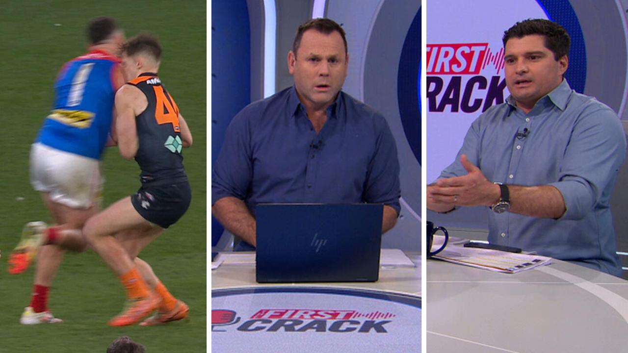 First Crack team debate Steven May’s bump on Francis Evans, video, transcript, Leigh Montagna, David King, Ben Dixon, latest news