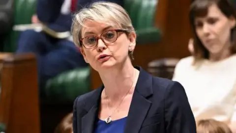 Reuters Yvette Cooper in Parliament