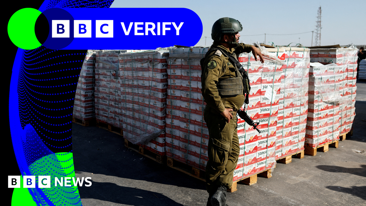 Inside BBC Verify - Fact-checking Israel claims about Gaza aid