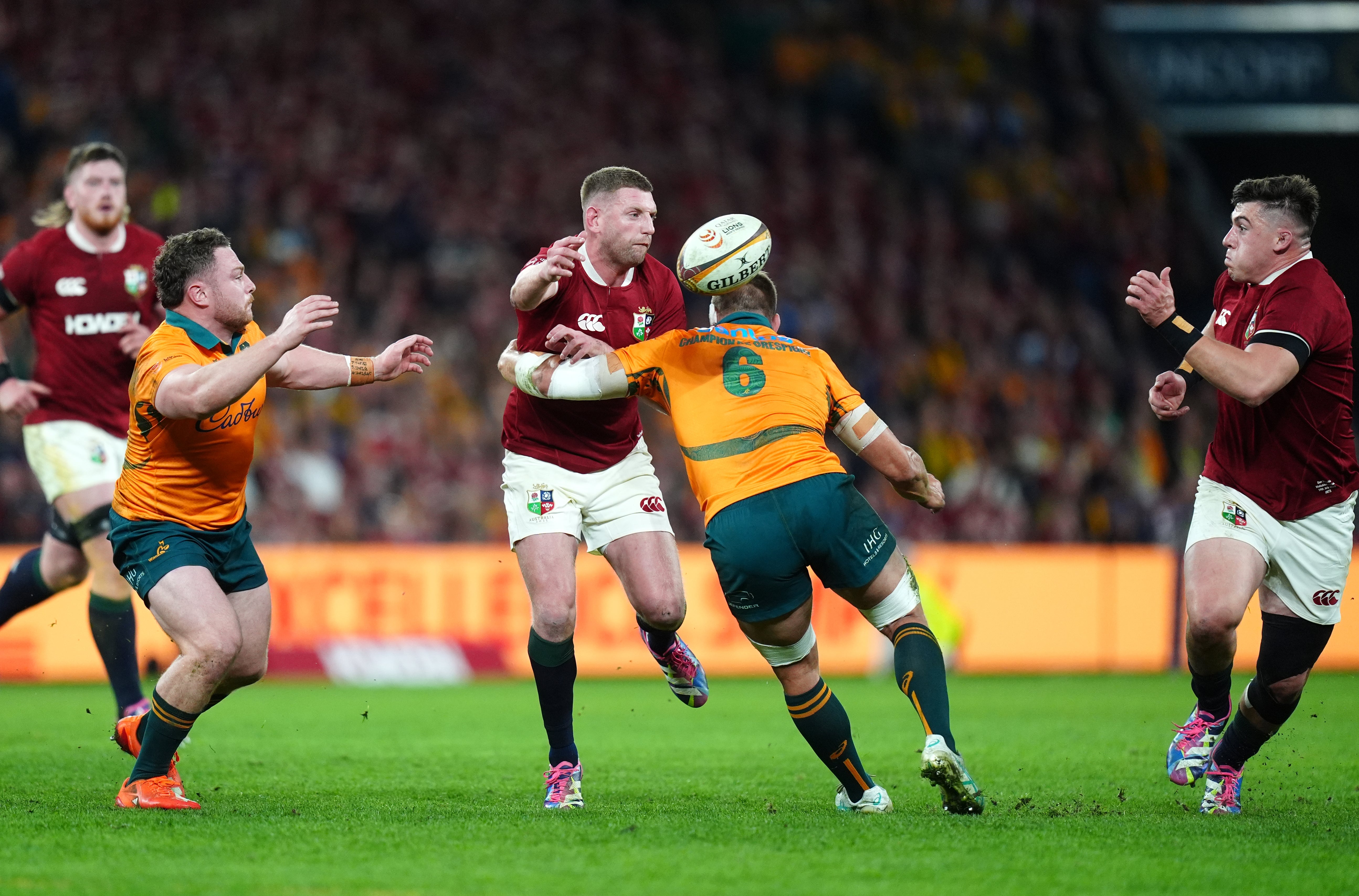 Finn Russell pulled the strings well for the Lions in Brisbane