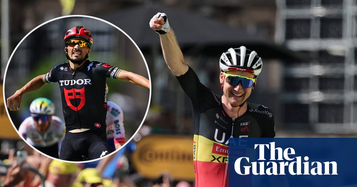 Tour de France: Alaphilippe celebrates on stage 15 … but discovers Wellens won long before him | Tour de France 2025
