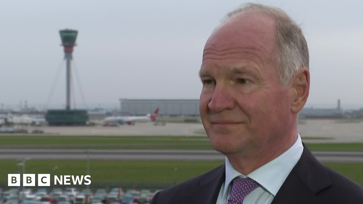 Heathrow's chief executive Thomas Woldbye
