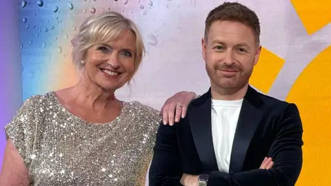 BBC BBC weather presenters Carol Kirkwood and Tomasz Schafernaker