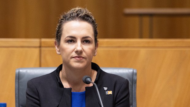 The chief minister of the Northern Territory, Lia Finocchiaro.