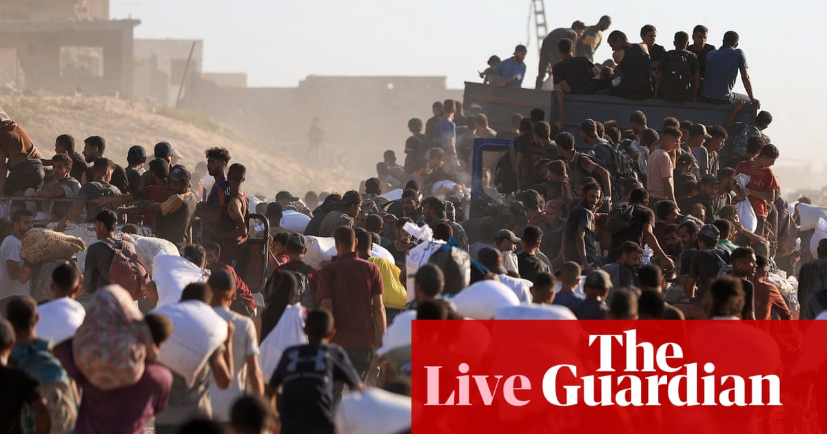 More than 100 killed in Gaza as Trump says Hamas surrender is ‘fastest way to end humanitarian crisis’ – Israel-Gaza war live | Gaza