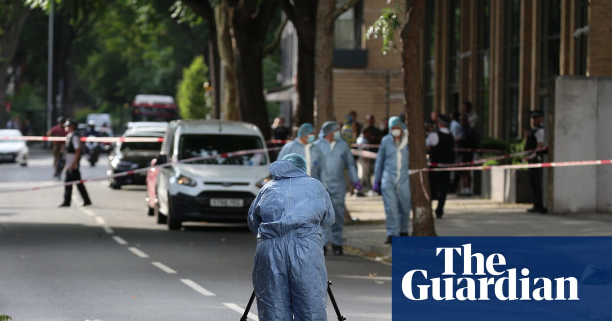 Two dead after four people stabbed at business premises in central London | London