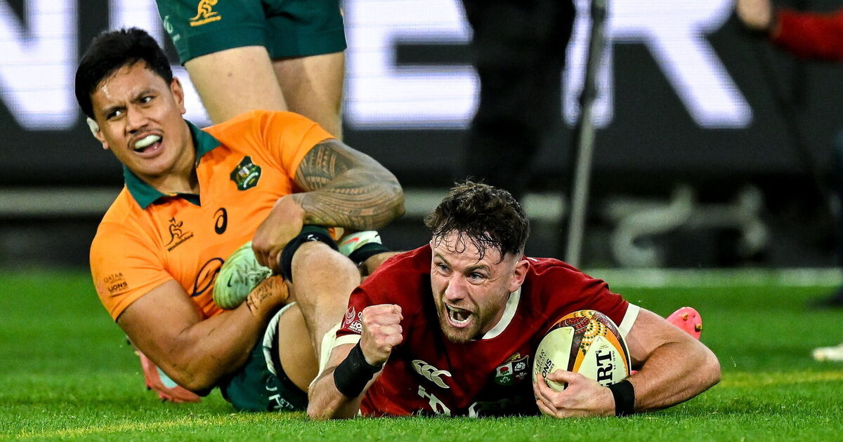 Late, great Hugo Keenan try secures series win for Lions 