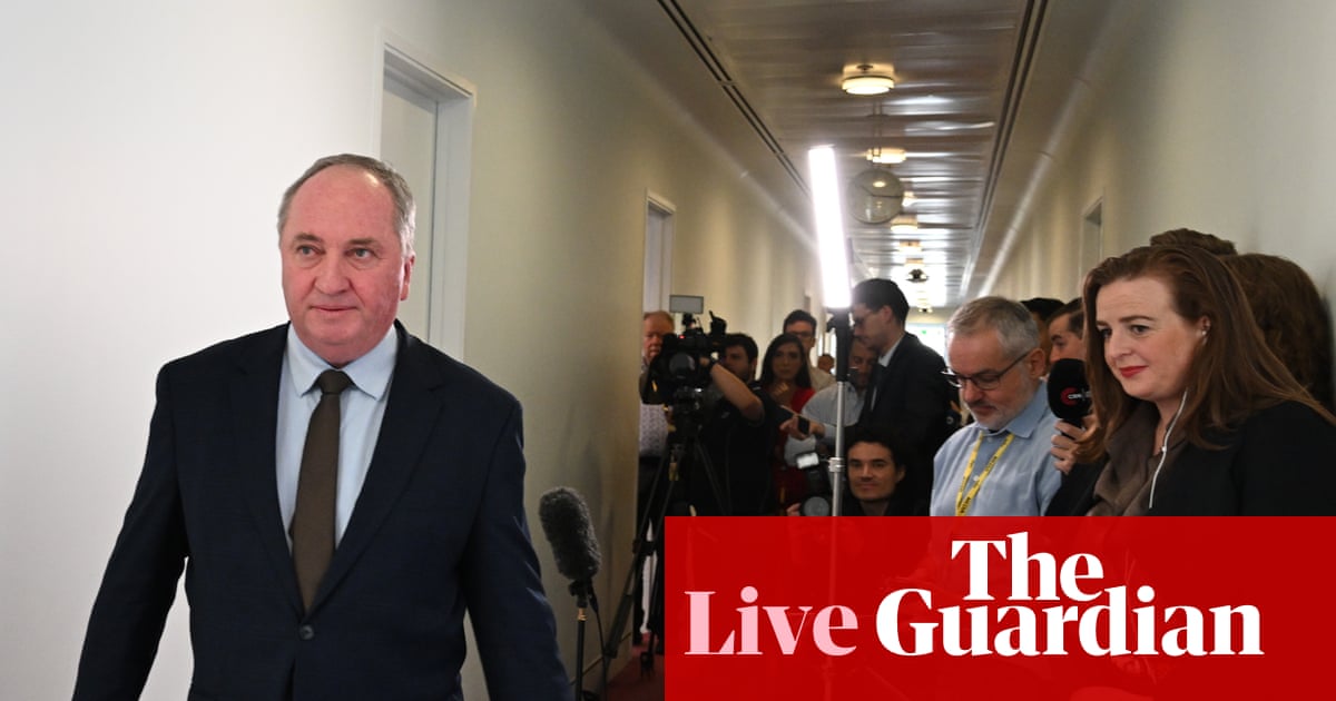 Politics live: Australia to lift restrictions on US beef imports; BarnabyJoyce denies being political ‘agent of chaos’ | Australia news