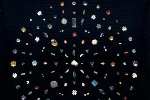 Courtesy: Sotheby's The jewels comprise nearly 1,800 pearls, rubies, topaz, sapphires, and patterned gold sheets