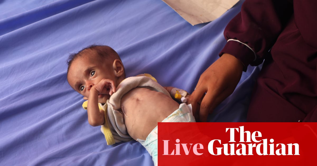 Middle East crisis live: Gaza running out of specialised food to save malnourished children, UN agencies say | Israel