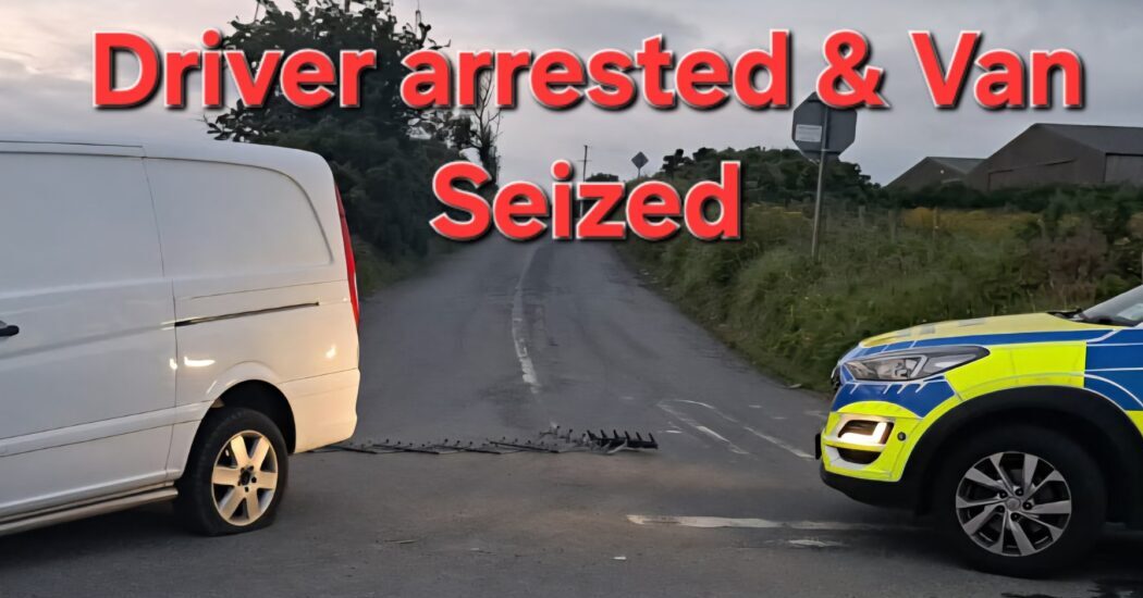 Van driver arrested after high-speed morning chase through Inishowen