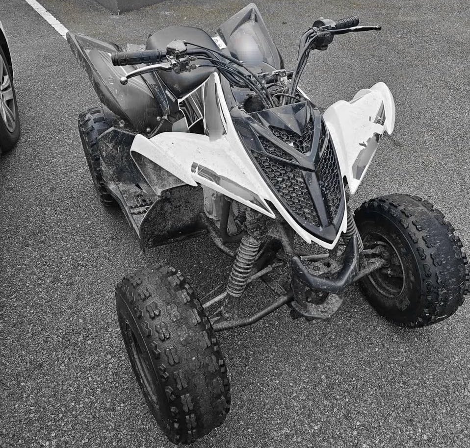 BREAKING: Letterkenny quad driver with child passengers arrested while high on drugs