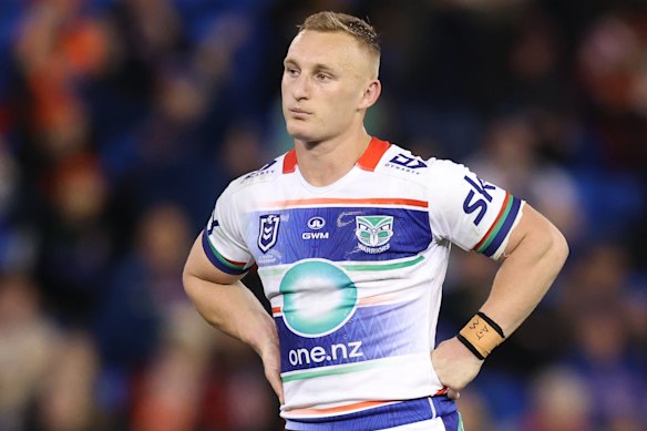 Tanah Boyd reflects on a missed penalty goal that he thought had cost the Warriors victory against Newcastle.