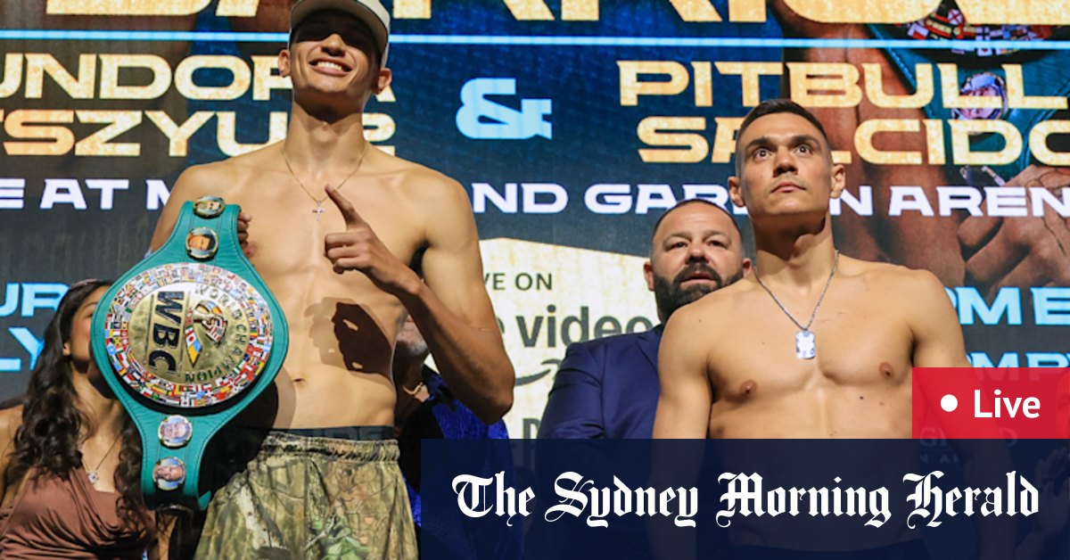 Tszyu loses to Fundora in world title rematch in Las Vegas