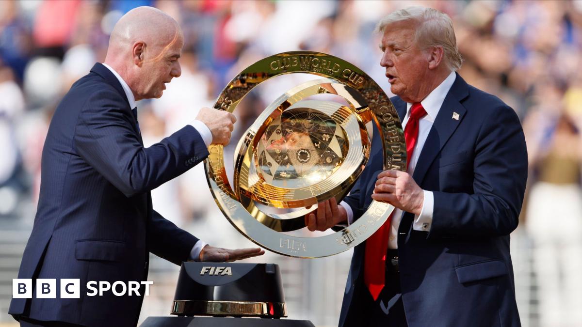 Gianni Infantino and Donald Trump