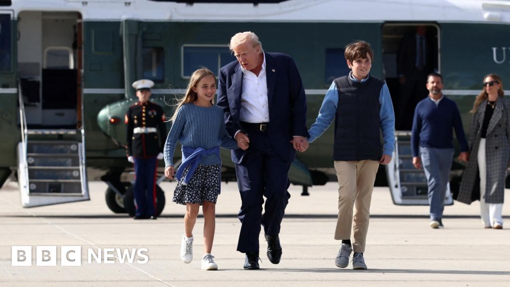 Trump flies back to the US after whirlwind trip to Scotland