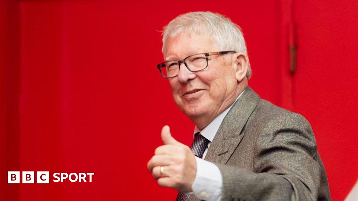 Sir Alex Ferguson arriving at Old Trafford in May