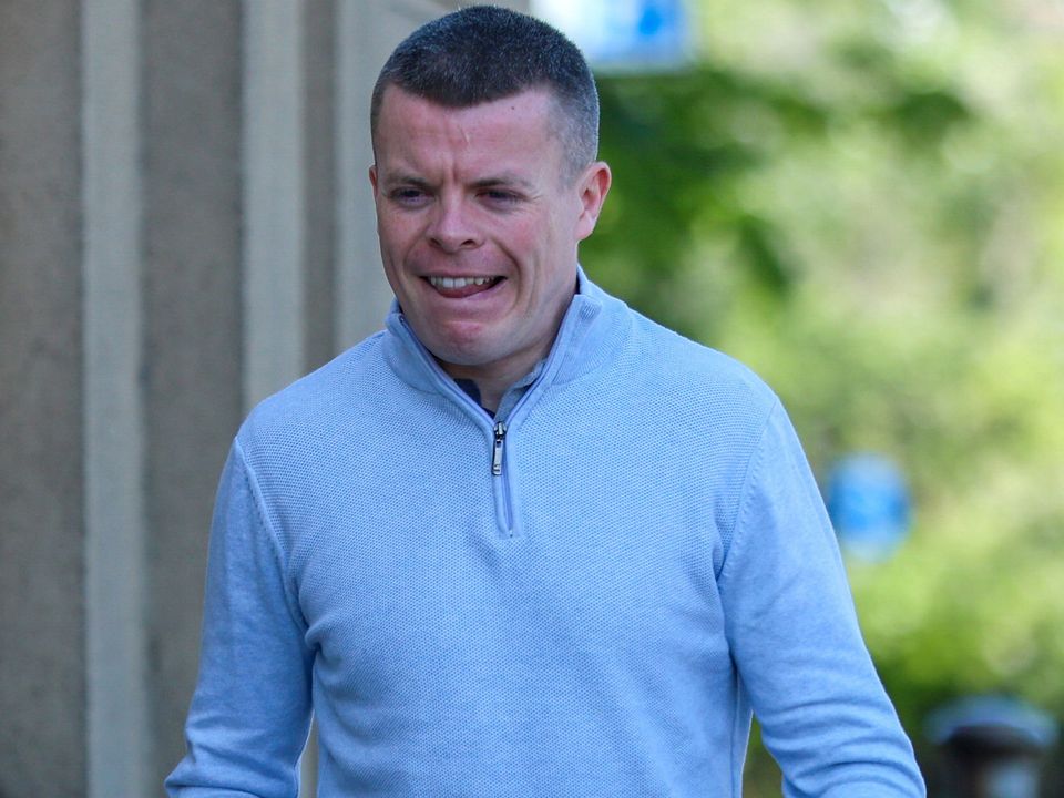 Aidan Nugent arriving for a previous court hearing in May 2025