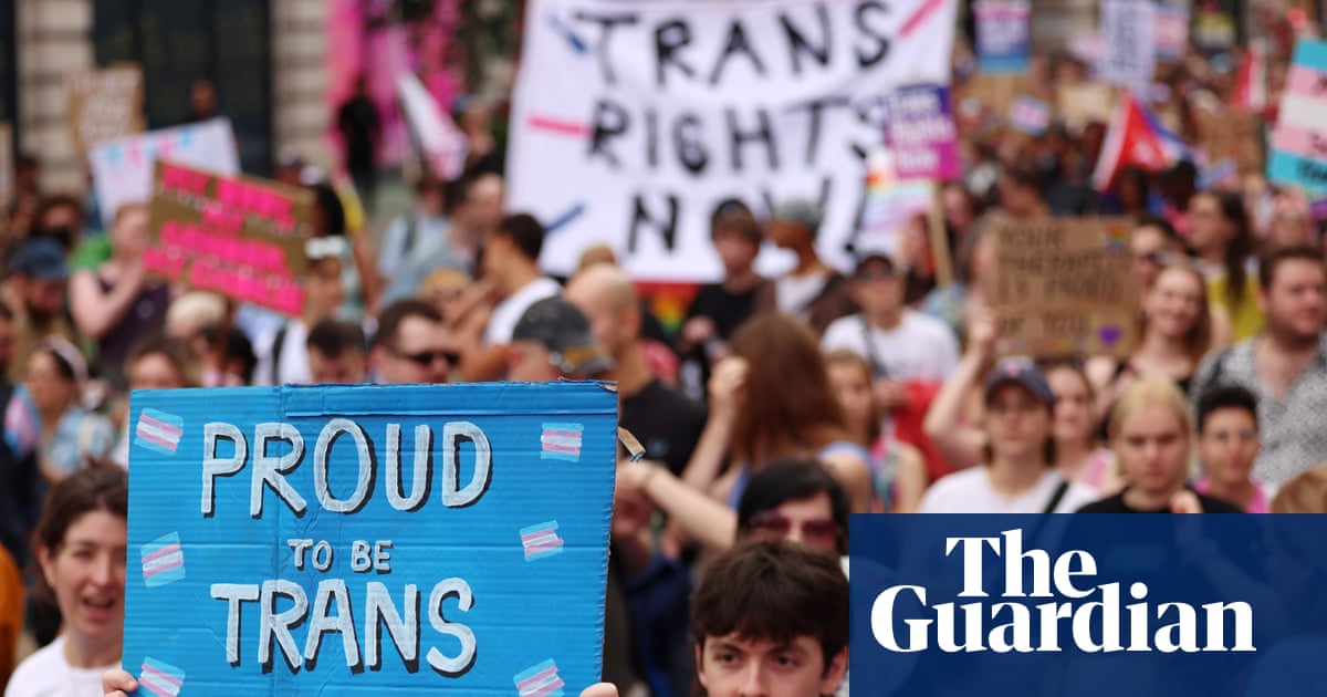 Tens of thousands of people take to streets for London Trans+ Pride 2025 | Transgender