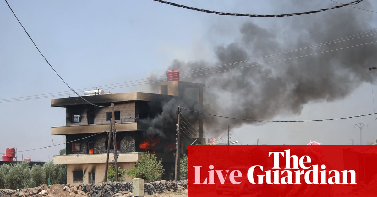 Syrian government says fighting in Sweida halted after ceasefire declaration – Middle East crisis live | Syria