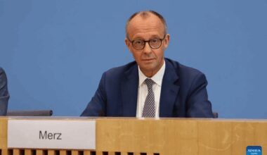 German Chancellor Merz calls Gaza situation "unacceptable"-Xinhua