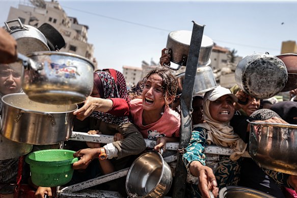 Global pressure is mounting on Israel over starvation in Gaza.