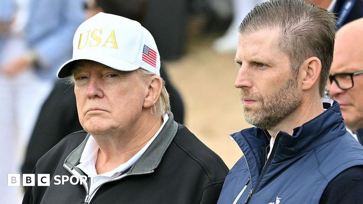 President Trump and Eric Trump