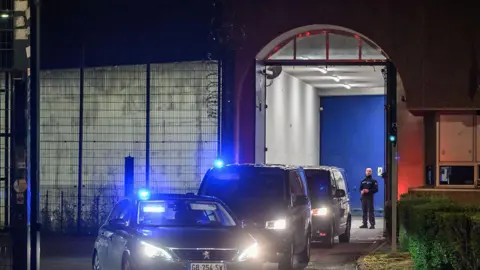 AFP A convoy, believed to be carrying Lebanese leftist militant Georges Ibrahim Abdallah, leaves Lannemezan prison for his extradition to Beirut, near Tarbes, southwestern France on July 25, 2025