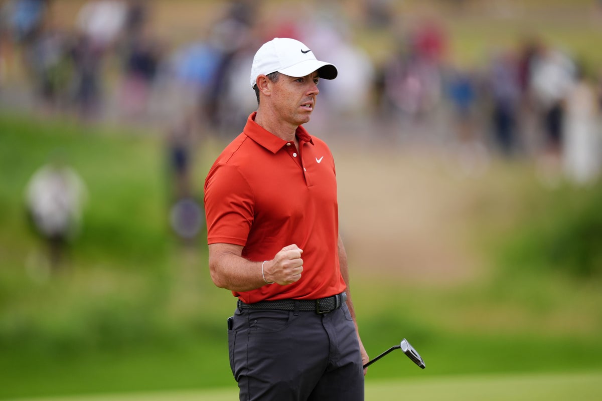 Rory McIlroy makes strong start on day three to climb The Open leaderboard