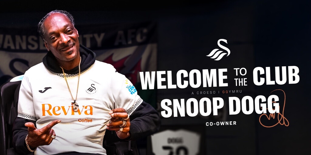Snoop Dogg joins Swansea City as co-owner