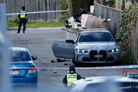 Police believe a 22-year-old Wollert man is the victim of the brazen daylight attack.