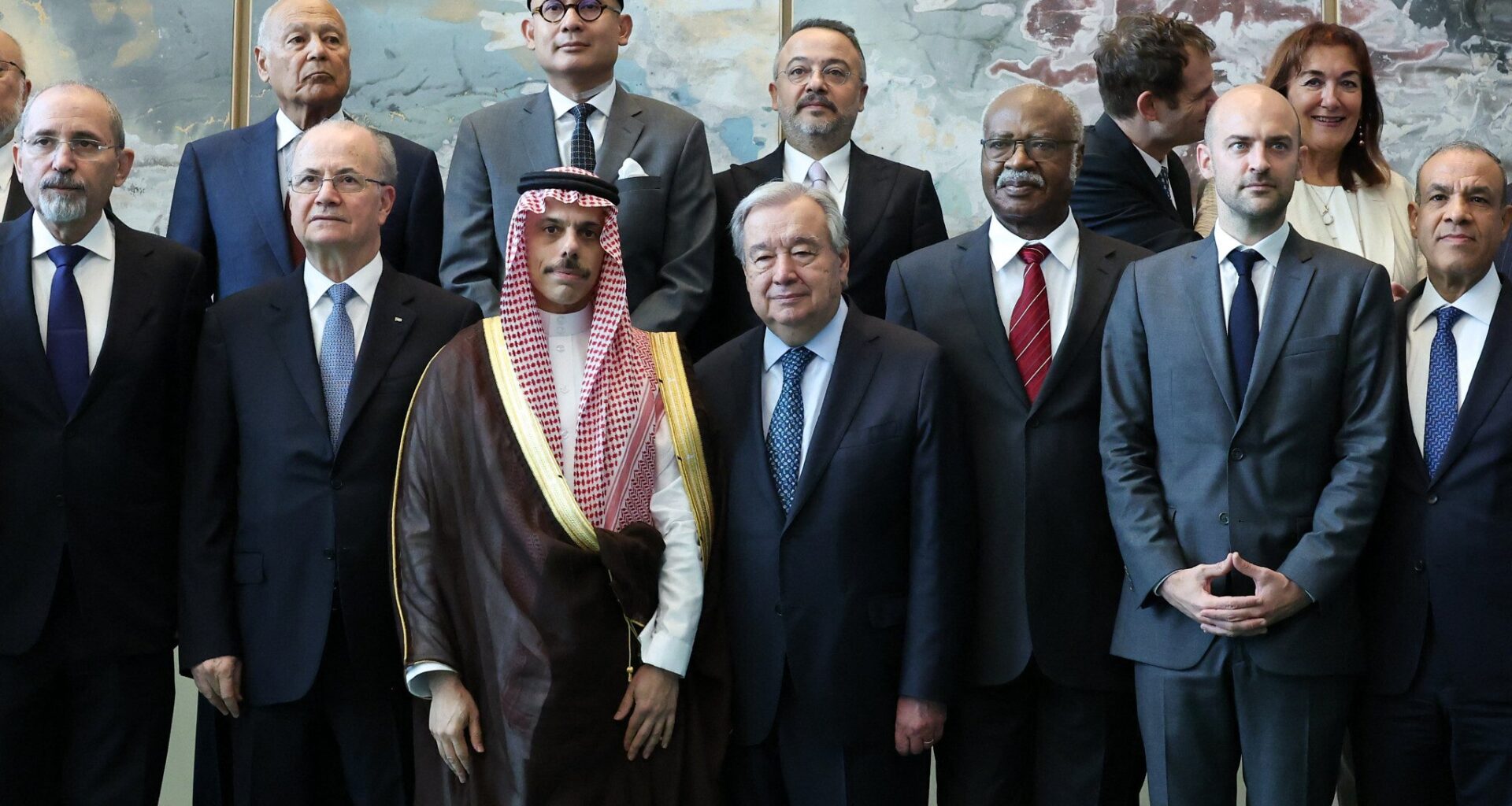 Dozens of countries attend UN confab on two-states boycotted by US and Israel