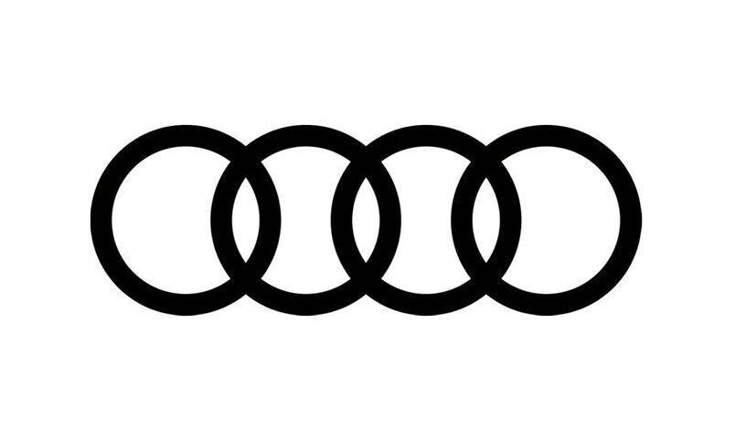 Audi Logo on white
