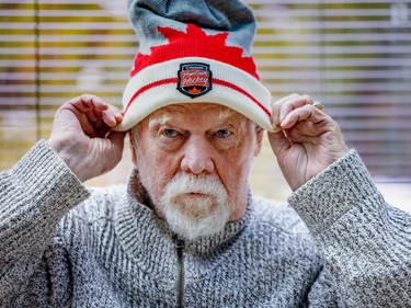 Don Cherry at his home in February 2025