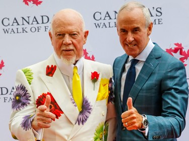 Don Cherry and Ron MacLean Canada's Walk of Fame
