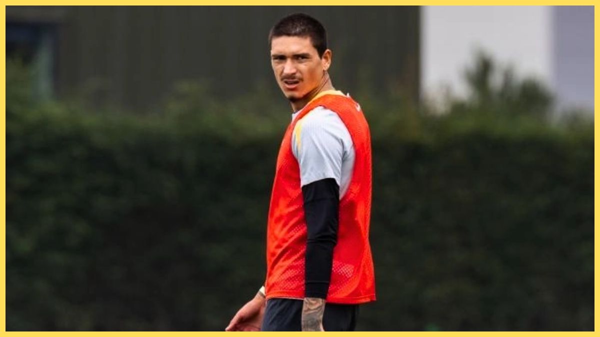 Darwin Nunez in training for Liverpool