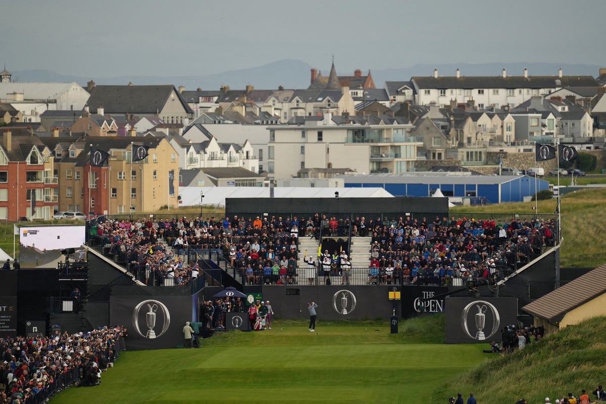The Open tee times moved to avoid disruption with band parade in Portrush, R&A confirms