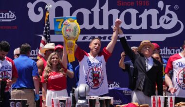 Hot Dogger Joey Chestnut Regains Coney Island Eating Contest Title