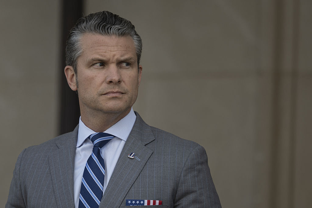 Defense Secretary Pete Hegseth helps curb his lie detector program just as he faces scrutiny for his own leaking scandal. (Celal Gunes / Anadolu / Getty Images)
