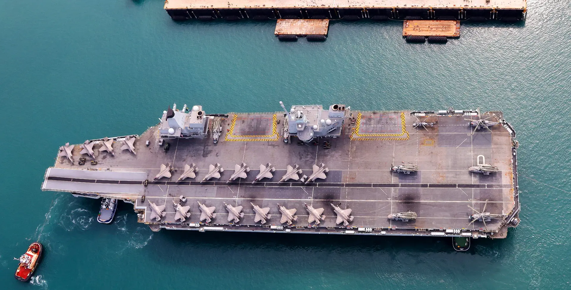 First Royal Navy aircraft carrier to visit Australia since 1997 arrives in Darwin