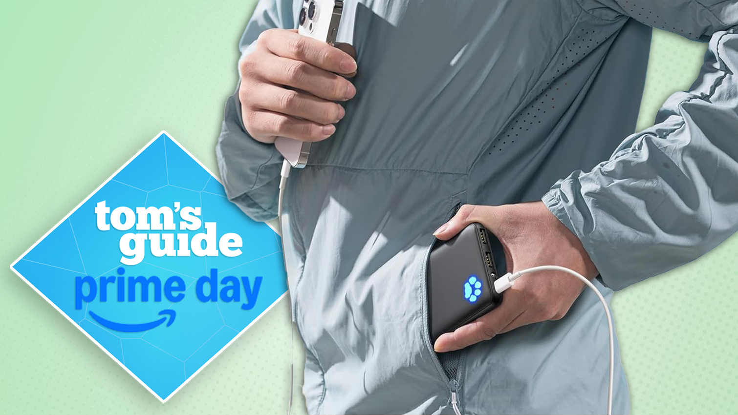 An INIU B41 portable power bank